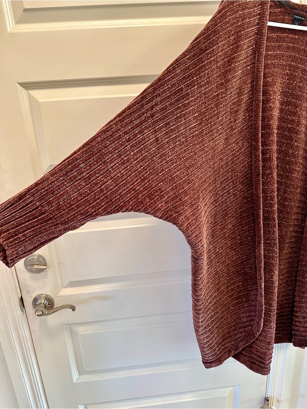 Torrid Brown Open-Front Ribbed Cardigan - Picture 4 of 5